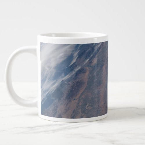 Fire In Yosemite National Park  Stanislaus Forest Giant Coffee Mug