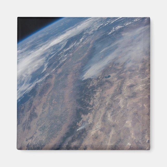 Fire In Yosemite National Park & Stanislaus Forest Magnet (Front)