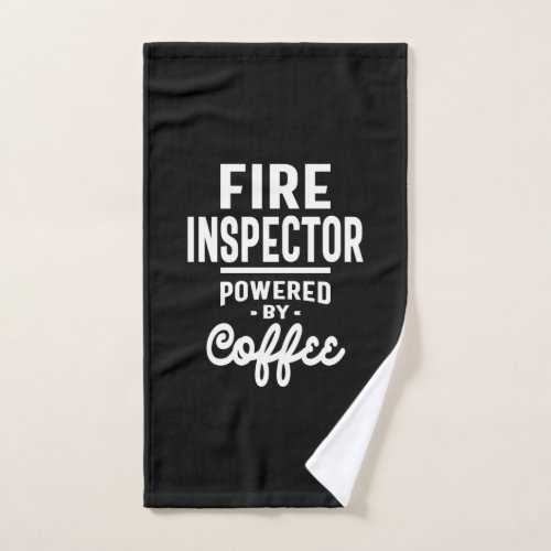 Fire Inspector Job Title Gift Hand Towel