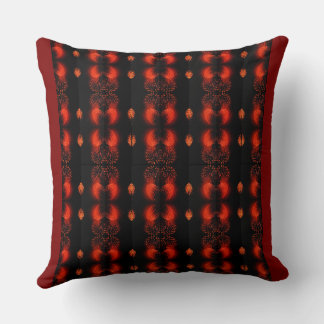 :"Fire Inspired Art" created from Firework Photo. Throw Pillow