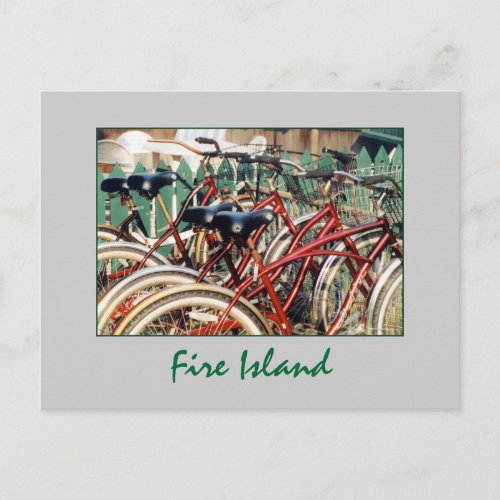Fire Island Bicycles Postcard