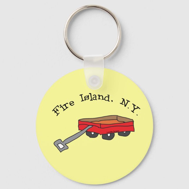 Fire Island Keychain (Front)