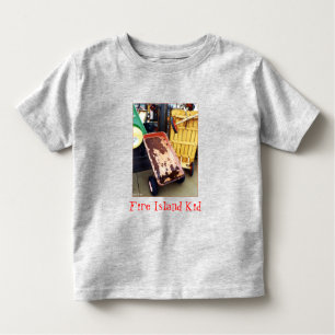 'Fire Island Kid' Colored Wagons Toddler T-shirt