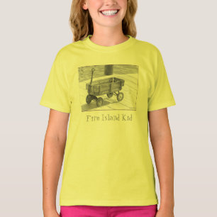 'Fire Island Kid' Vintage Wagon Kid's T-shirt