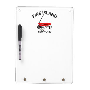 Fire Island large version Red Wagon Long Island NY Dry Erase Board
