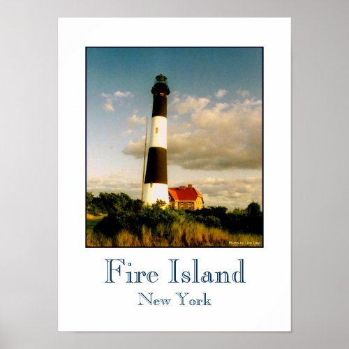 Fire Island Lighthouse at Sunset Poster