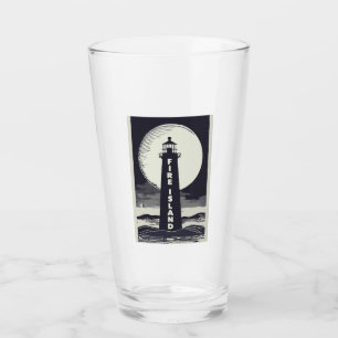 Fire Island Lighthouse New York Moon Glass