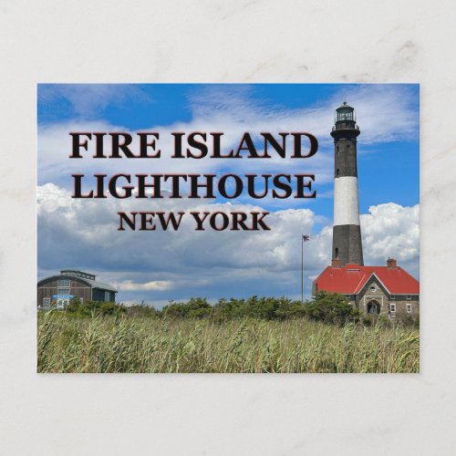 Fire Island Lighthouse New York Postcard