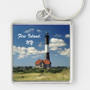 Fire Island Lighthouse Premium Keychain