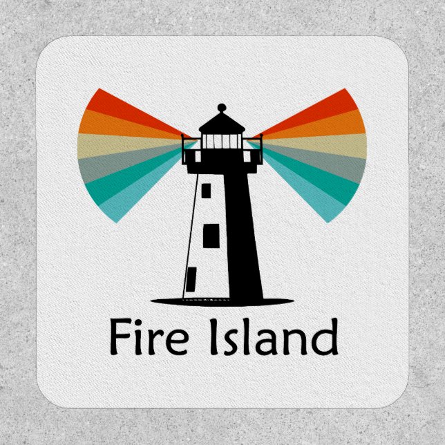 Fire Island Lighthouse Rainbow Patch (Front)