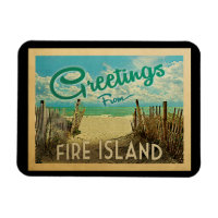 Fire Island Magnet Beach Vintage Travel