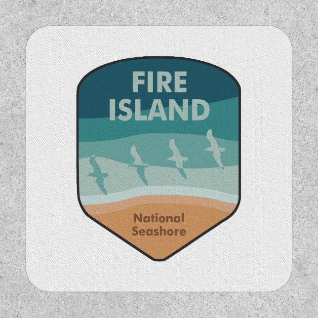 Fire Island National Seashore New York Seagulls Patch (Front)