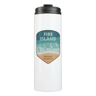Fire Island National Seashore New York Seagulls Thermal Tumbler