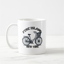 FIRE ISLAND NEW YORK bicycle with basket bike 