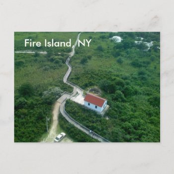 Fire Island  Ny Postcard by qopelrecords at Zazzle