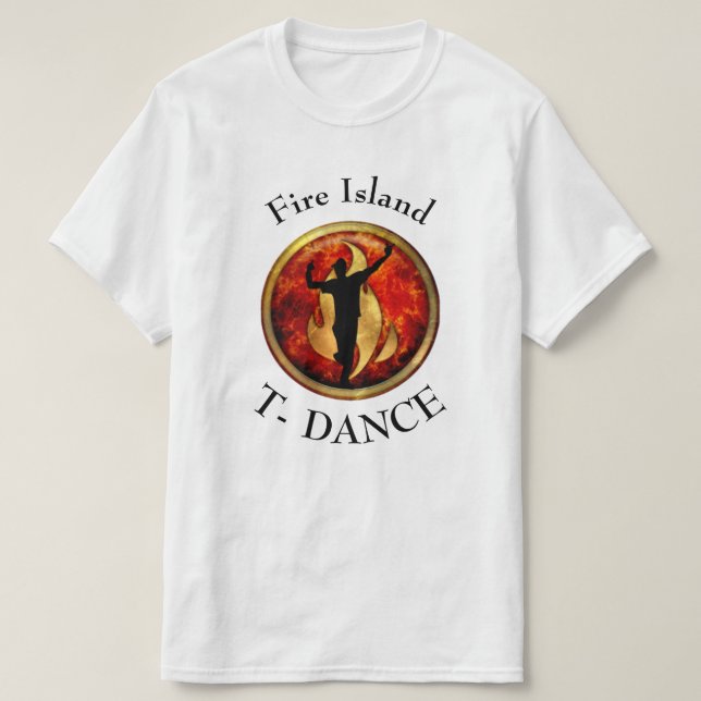Fire Island T-Dance T-Shirt (Design Front)