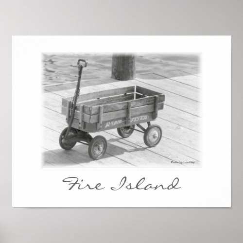 Fire Island Wagon Poster