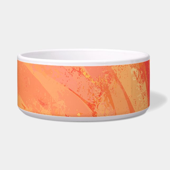 Fire Lake Orange Swirl Bowl (Right)