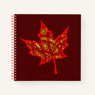 Fire Leaf Notebook
