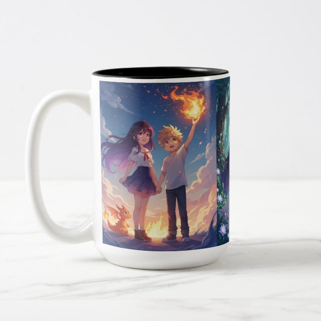 Fire Legend Kids Mug – for boys and girls (Left)