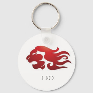 Fire Leo Keychain