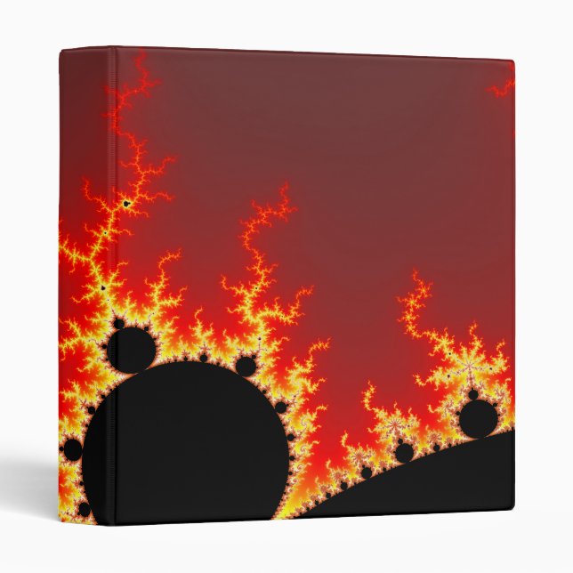 Fire Lightning 3 Ring Binder (Front/Spine)