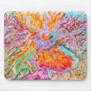 Fire Lightning Horse Mousepad