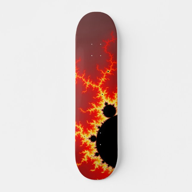Fire Lightning Skateboard Deck (Front)