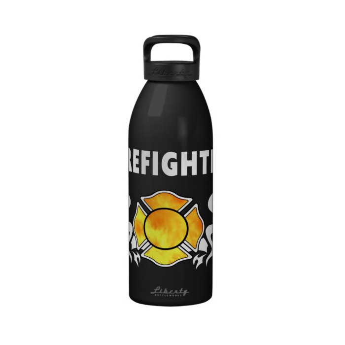 Fire Line Tattoo Reusable Water Bottles