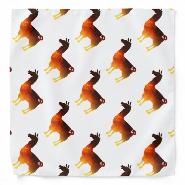 Fire Llama Bandana (Front)