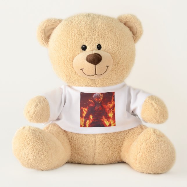 Fire man teddy  teddy bear (Front)