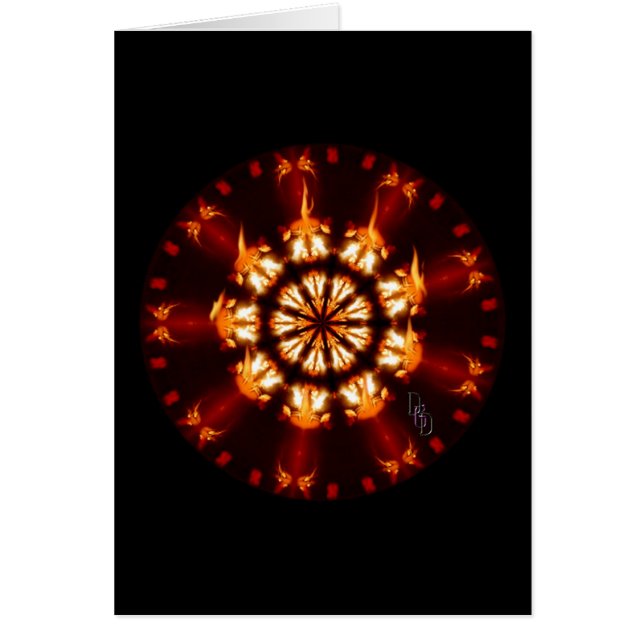 Fire Mandala Cards (Front)
