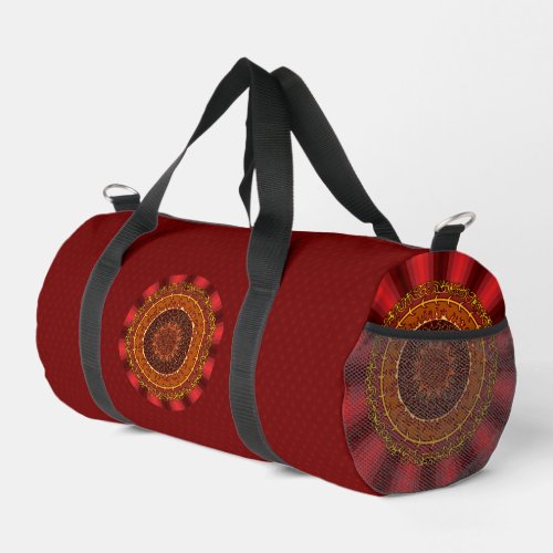 Fire Mandala Duffle Bag
