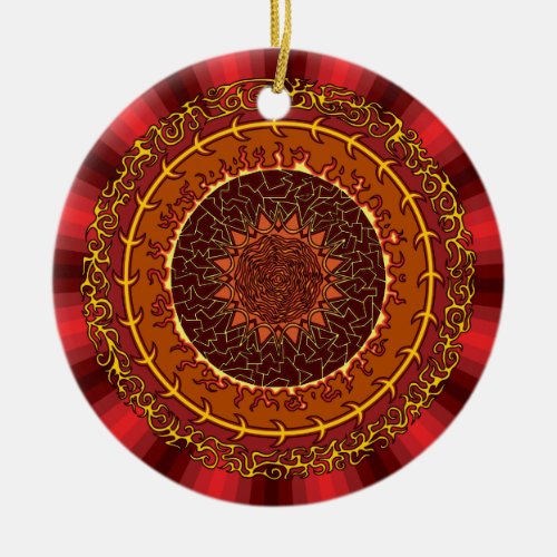Fire Mandala Ornament
