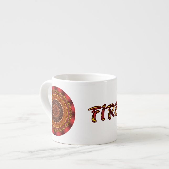 Fire Mandala Specialty Mug (Front Left)