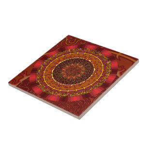 Fire Mandala Tile