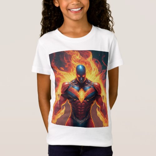 Fire Manipulation Superhero T_Shirt 