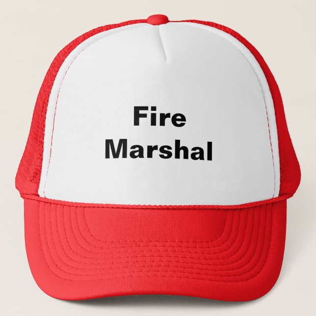 Fire Marshal Trucker Hat (Front)
