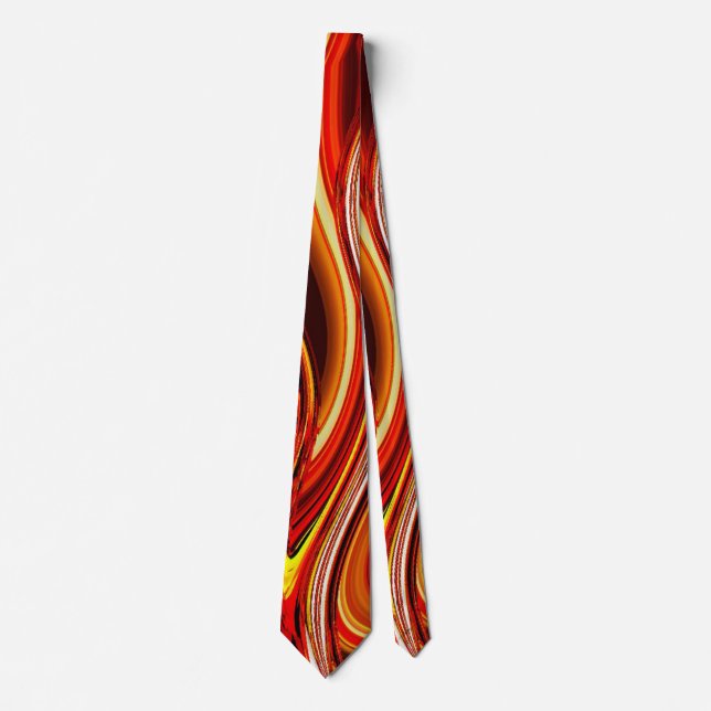 Fire Metal Neck Tie (Front)