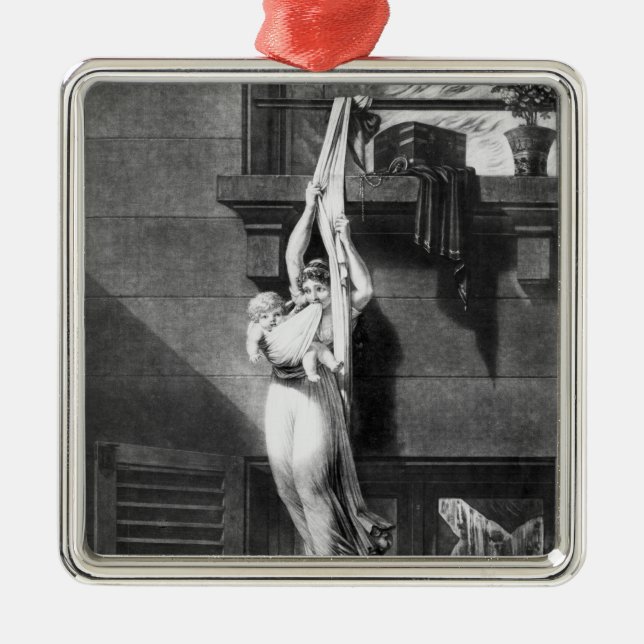 Fire Metal Ornament (Front)