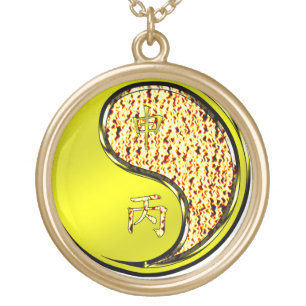 Fire Monkey Gold Plated Necklace