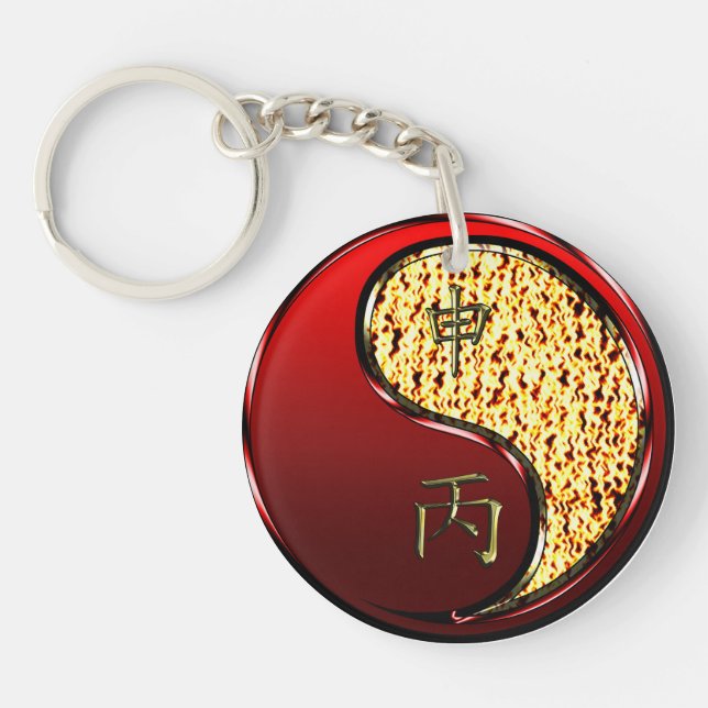 Fire Monkey Keychain (Front)