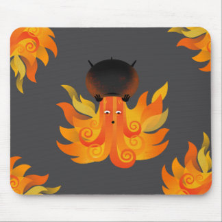 fire mouse pad