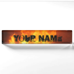 Fire Name Plate