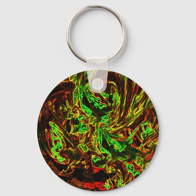 Fire of moon keychain (Front)