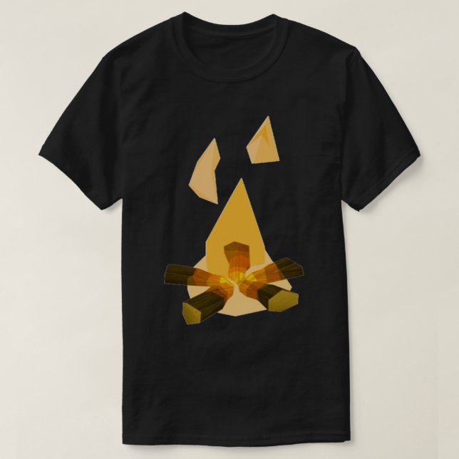 Fire Old School Runescape   T-Shirt (Design Front)