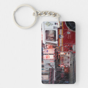 Fire On 10th ST Keychain