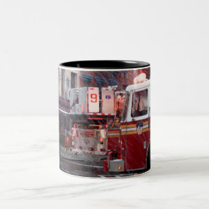 Fire On 10th ST Two-Tone Coffee Mug