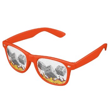 Fire On Dice Retro Sunglasses by Iverson_Designs at Zazzle