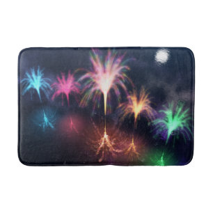 Fire on the Water Bathmat